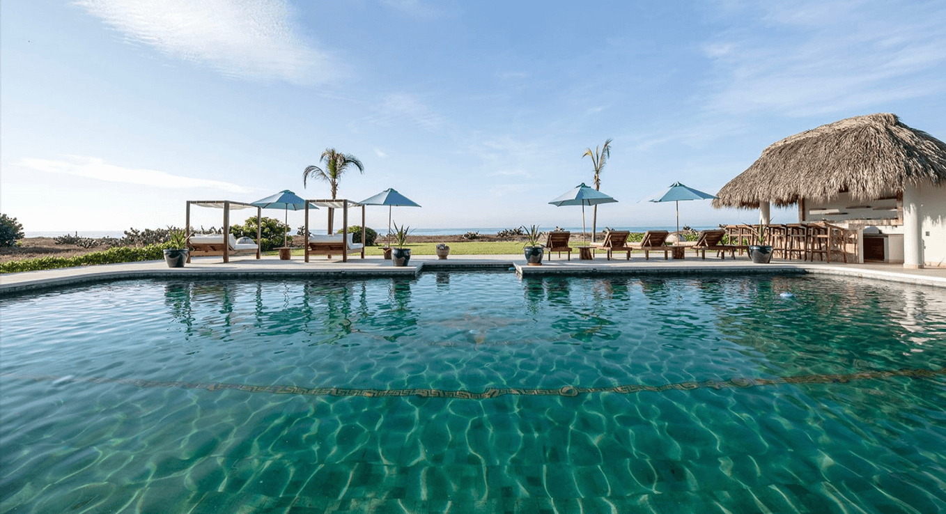 Private oceanfront villa on the Oaxaca coast